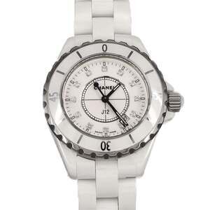 Chanel J12 33mm Ceramic 12P H1628 Quartz Watch